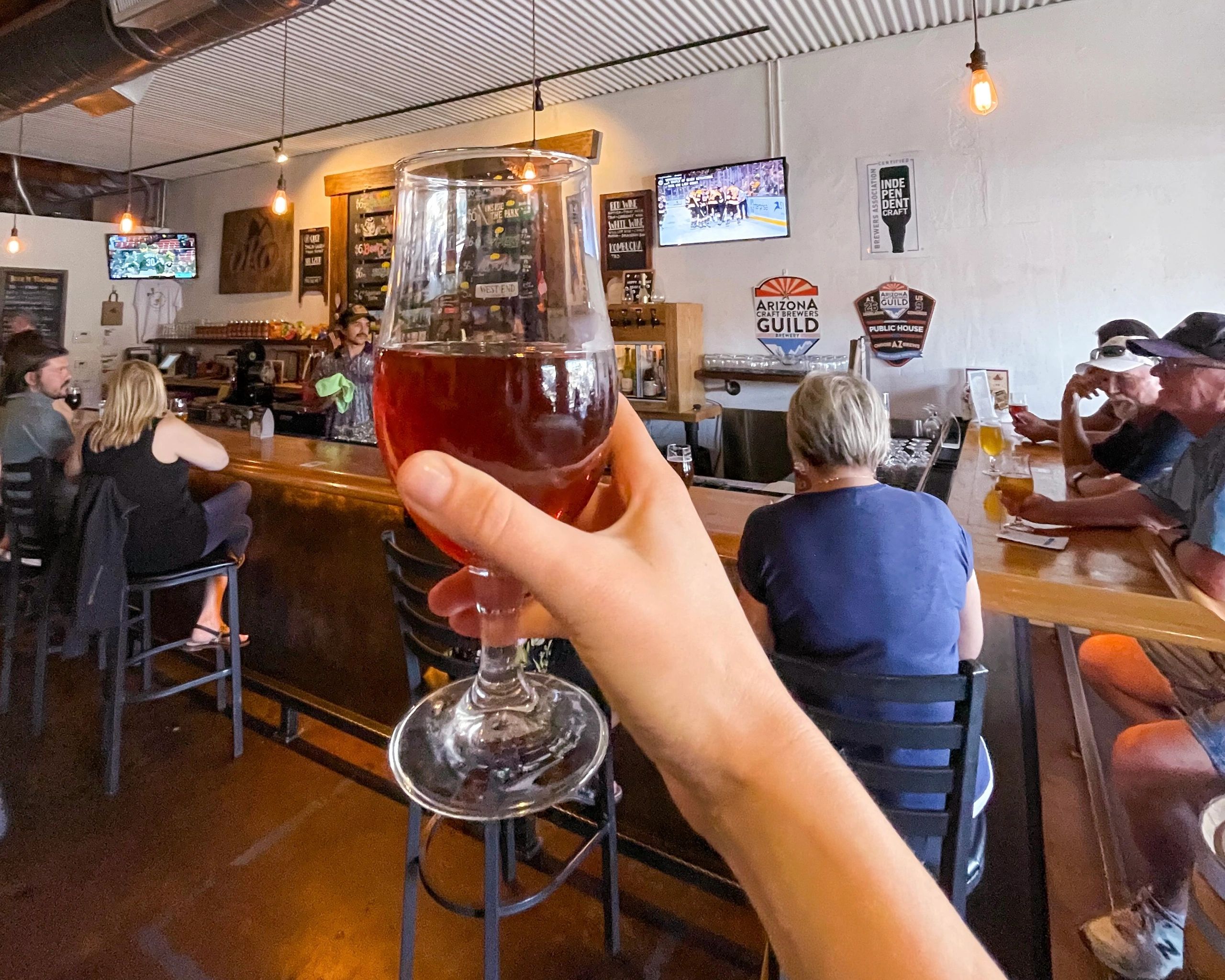 Brewery tour in Mesa, AZ